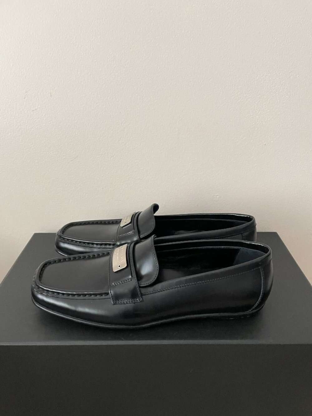 COACH Cowhide Leather Loafers Flats NEW
